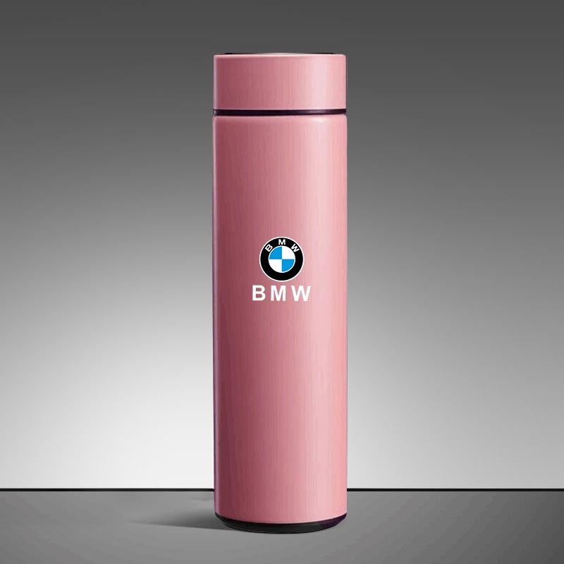 2026 Hot Car Thermos Jug Car Smart Display Stainless Steel Insulation Cup For BMW 1 2 3 4 5 7 Series F10 F20 F30 G20 G30 Interior Sticker