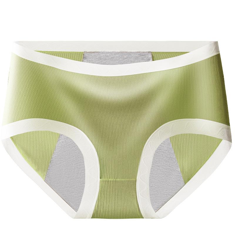 

Plus Size Women s Antibacterial Modal Menstrual Underwear – Leak-Proof, Soft, Breathable, and Hygienic XL (55-67.5 kg) зелений