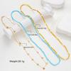 3Pcs Bohemian Multilayer Rice Beaded Tassel Waist Chain Vintage Imitation Pearl Blue Gold Color Body Chain Summer Bikini Jewelry