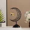 Middle Eastern Style Ramadan Display Figurine Iron Festive Moon Decorations  Party Decor
