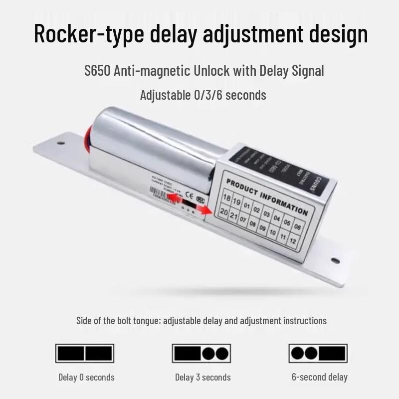 Zhiyue CU-600S Electric Bolt Access Control Lock