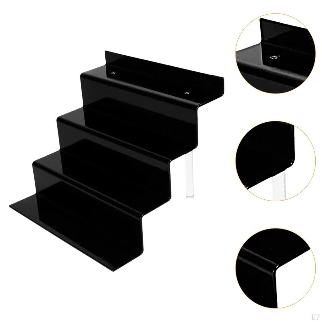 Riser Display Holder Clear Acrylic Makeup Organizer for Home Lipstick Retail 305x283x229mm