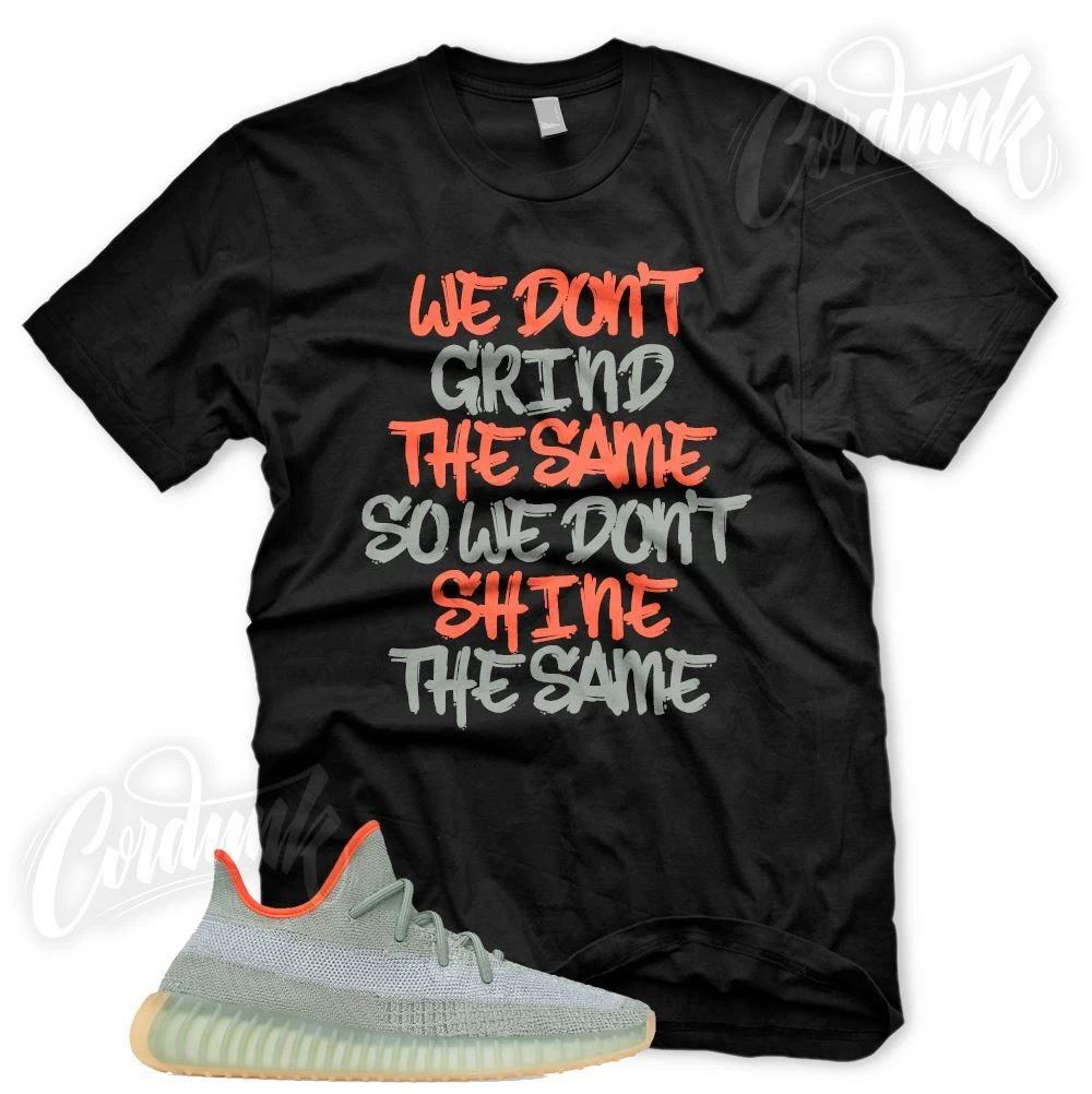 Black GRIND DIFFERENT Sneaker T Shirt for YZ 350 Boost Desert Sage V2 2XL