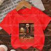 Kids 100 Cotton Luxury TShirt Tralalero Tralala Cool Shark Graphic Short Sleeve Elegant Casual Summer Tee Tops