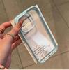 Luxury Candy Color Bumper Clear Phone Case for 17 16 15 14 13 12 11 Pro Max Plus Acrylic Hard Transparent Back Cover Capa