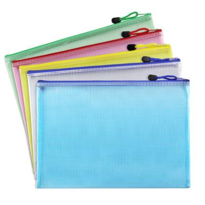 Waterdichte plastic rits papieren bestandsmap boek potlood pennenetui documenttas kantoorstudentenbenodigdheden