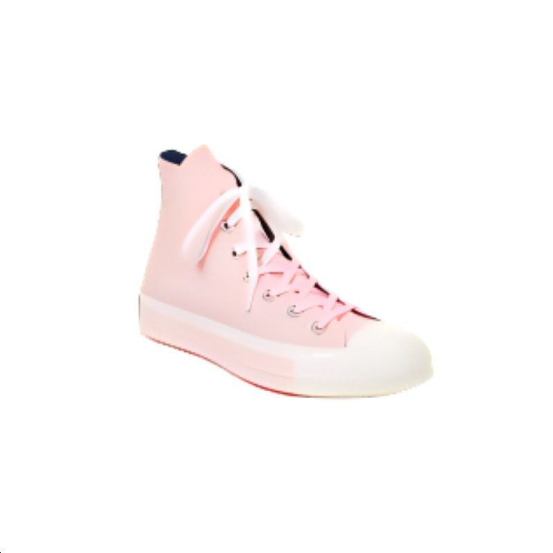 Converse Chuck Taylor All Star 1970s Comfortable and Versatile High-Top Canvas Shoes Unisex Pink White