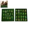 Cute Animal Pendant Set Frog Advent Calendar, 24 Day Countdown Box with Acrylic Ornament Creative Home Pendants, Festive Tree Hanging Decor,