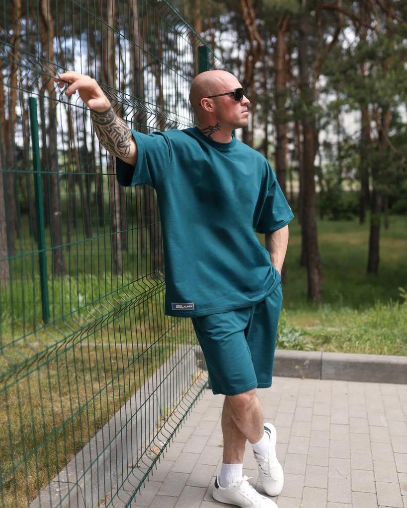 Herren-Set (T-Shirt + Reithose) Sommer 8396-057 HC