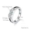 5*10mm Moissanite Ring for Men/Women 925 Sterling Silver Wedding Band Couple Promise Ring Fashion Jewelry Valentine's Day Gift