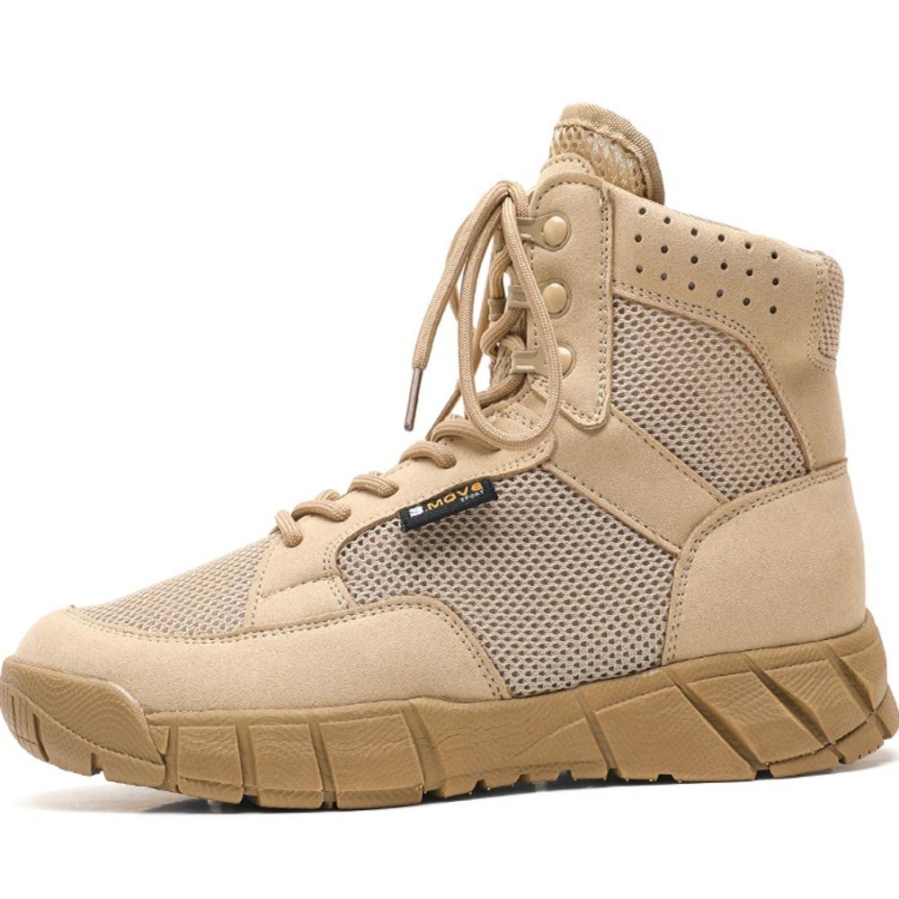 Fashion Outdoor Combat Training Desert Boots Men Women Spring Autumn Climbing Camp Ultralight Breathable Hiking Shoes