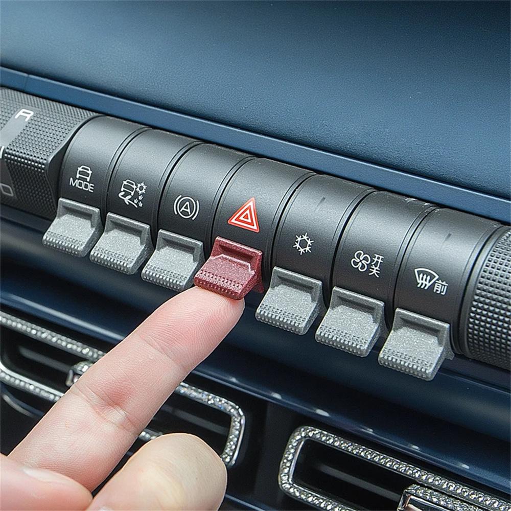 7Pcs Button Paddle Sticker Knob For BYD Dolphin Seagull / Dolphin Mini 2021-2025