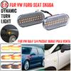 For SEAT Ibiza 6L Cordoba Toledo Leon MK1 MK2 LED Dynamic Side Marker Light Turn Signal Light for Octavia