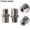 Bike Pedal Adapters Stainless Steel Pedal Adapter Fit 1/2 Inch Pedals And 9/16 Inch Cranks Cycling Accessories