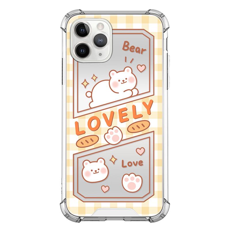 

Чехол Zhitai Cartoon Mirror для iPhone 13/14, Huawei Mate 60/50, Xiaomi 14 iPhone XS Max