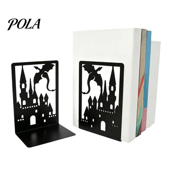 Resistant Bookends 1 Pair Metal Dragon Bookends, Fantasy Castle Decorative Book Ends Heavy-duty for Shelves, Heavy Duty Gothic Holders Home
