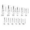 10Pcs Fishing  Swivels Duos Lock Balls Bearing Swivels Quickly Change Swivels Fishing Tackle For Saltwater Freshwaters