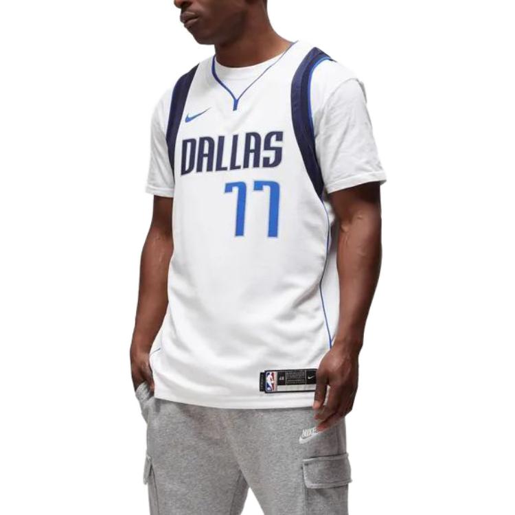 Nike NBA Luka Doncic Mavericks Jersey White CW3588-109