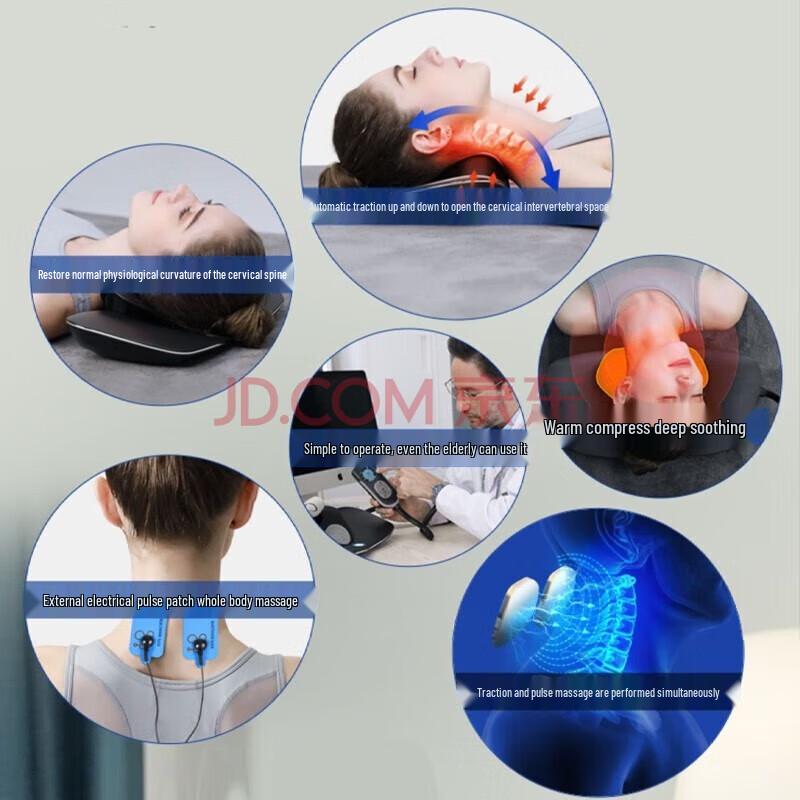 CLORIS Pulse Neck Massager with Heat Therapy