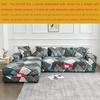 Universeller bedruckter Sofabezug mit geometrischem Muster, dehnbar, für Wohnzimmer, Couchschutz, waschbar, Dekor, Chaiselongue, Sofabezug