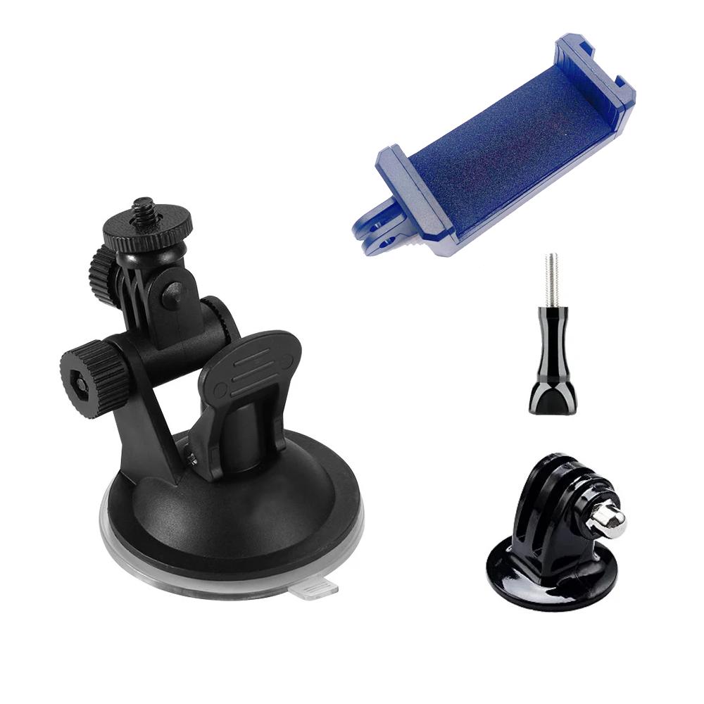 Suction Cup Mount Car Vehicle Window Windshield Holder For GoPro Hero 13 12 11 10 9 8 Insta360 X3 X2 X4 DJI OSMO Action Camera