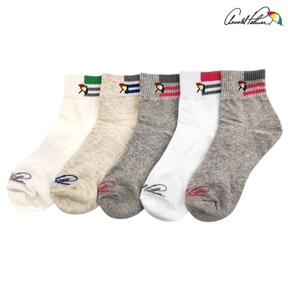 Arnold Palmer Women s Anti-Twist Basic Ringle Fashion Ankle Socks 5-Pair Set Ringle Basic - 5 pairs