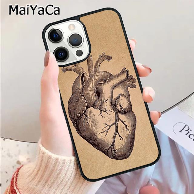 Medical Human Anatomy Phone Case For iPhone 17 Air 13 14 16 16e 15 pro max plus 11 12 cover  coque