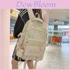School Backpack For Middle School Girls Nylon Large Capacity With Breathable Straps For School Use