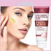 Collagen Glycolic Facial And Acid Scrub Deep Cleanses And Soothes Facial Skin Cleansing And Nourishing Skin Care