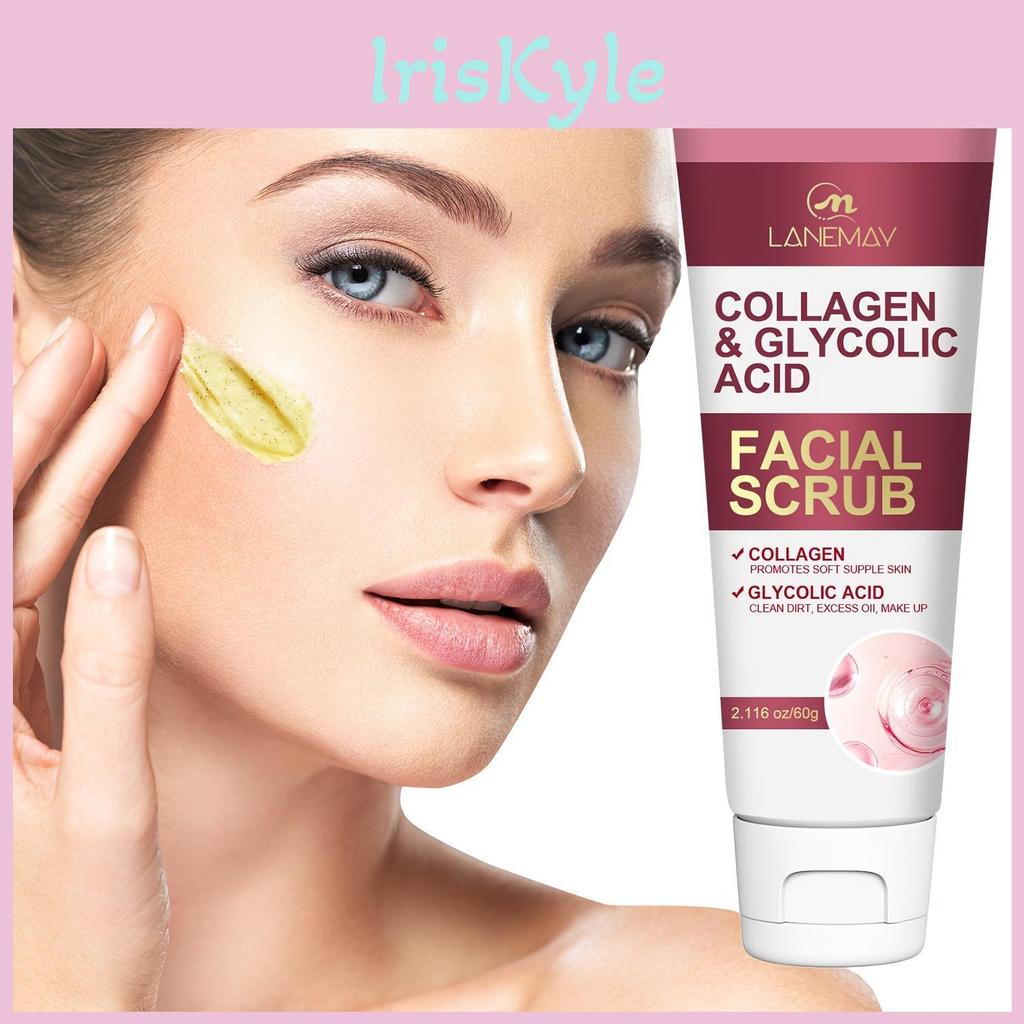 Collagen Glycolic Facial And Acid Scrub Deep Cleanses And Soothes Facial Skin Cleansing And Nourishing Skin Care