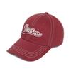VERUTUM Wave Logo Stitch Bio Ball Cap Red Hw Bc214b