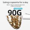 Dog Food Scoop Multi Purpose Plastic Pet Food Measuring Cup with Long Handle 2-in-1 Sealing Clip for Dogs Cats Birds Food