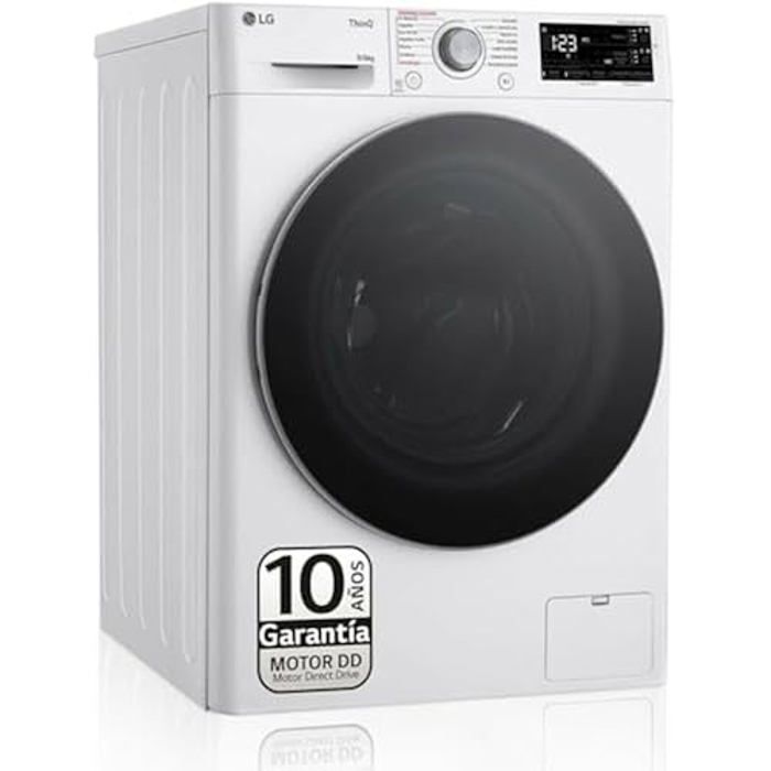 Pračka - LG - F4DR5509A0W - Kapacita 8 kg - Otáčky 1400 ot./min - Odložený start