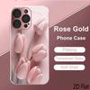 kTulips 2DFlat For iPhone17 18 16 15 14 13 12 11 Pro Max XS XR 8 7Plus Phone Cover Shockproof Protective Back Cover