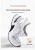 Men's Flyknit Height-Boost Running Shoes - Lightweight, Breathable Platform Sneakers for Spring/Summer