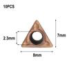 Cast Iron Blade 10pcs/1 Box For Pneumatic High Grip Replacement TMPT080204N Turning Inserts Chamfering Machine