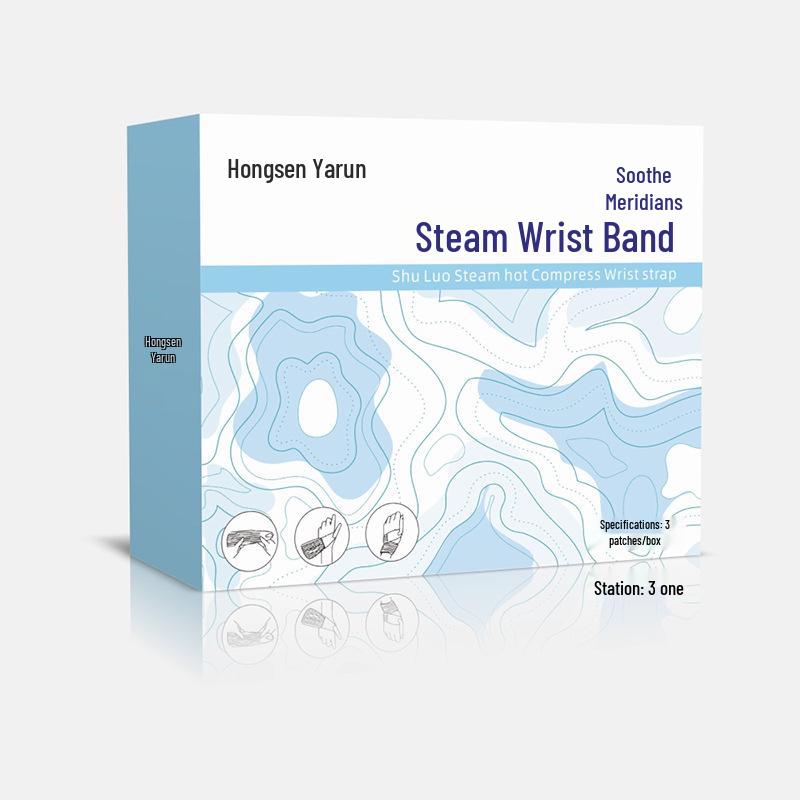 Meridián Zklidňující Bylinná Náplast na Zápěstí: Šalvěj a pelyněk prohřívají pro úlevu od tendosynovitidy