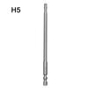 1pc 111mm Ball End Hex Screwdriver Bit Metric Hex Bit Long Magnetic Driver Bit H1 H1 H6 For Automotive Household Manufacturing