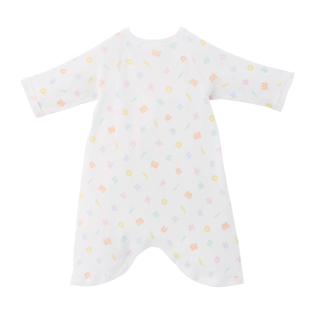Baby Bear Made in for Boys and Sizes Multicolor [Mikihouse] Bodysuit, Logo, 100% Cotton, Japan, Girls, Newborn, 60-70cm,