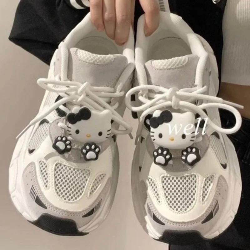 Fashion Women's Shoes Luxury Thick Sole Sneakers Fashion Casual Shoes Sneakers Women Mesh Breathable Thick Sole Tennis Vulcanized Shoes