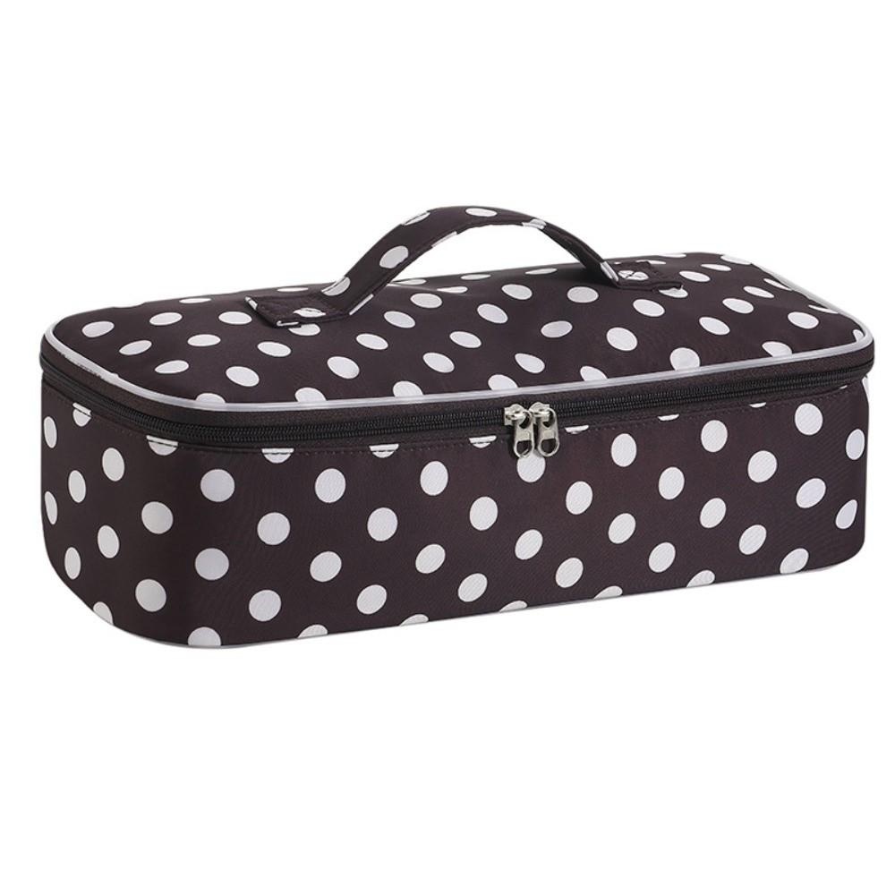 Handbag Blow Dryer Pouch Quilted Cotton Curling Iron Organizer Hair Dryer Bag Bathroom Storage