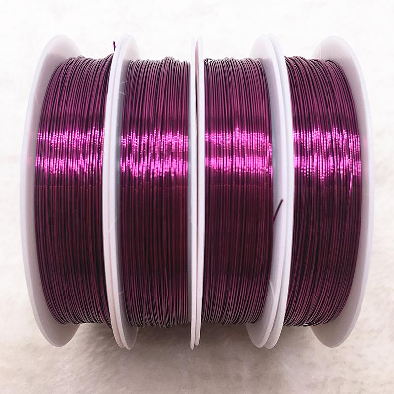 New 0.3/0.4mm Colorful Copper Wires Beading Wire for Jewelry Making DIY Handmade Accessories