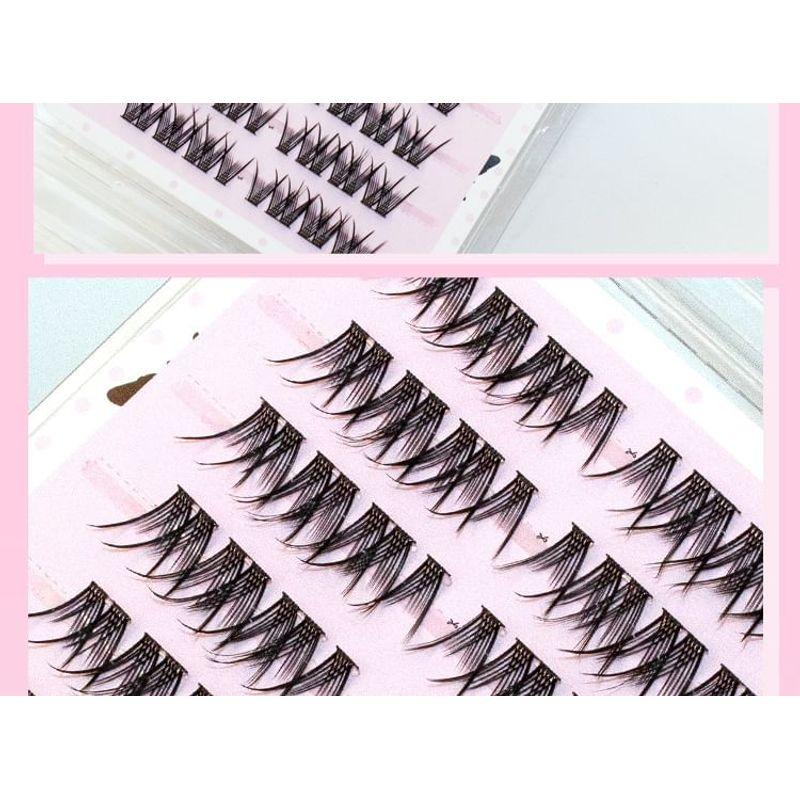 LuxeFlutter - Glue-Free Natural Cluster False Lashes