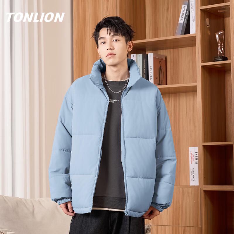 TonLion Men's Winter Loose Cotton Jacket