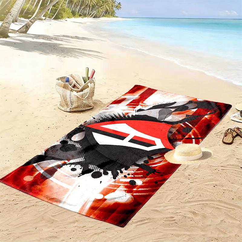 Atlas FC Print Beach Towel, Large Soft Quick Dry Towel for Beach Camping Swimming