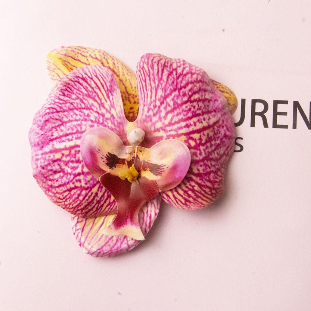 2pcs Korean Style Artificial Butterfly Orchid Decoration Flowers Orchids  Car Home Decoration