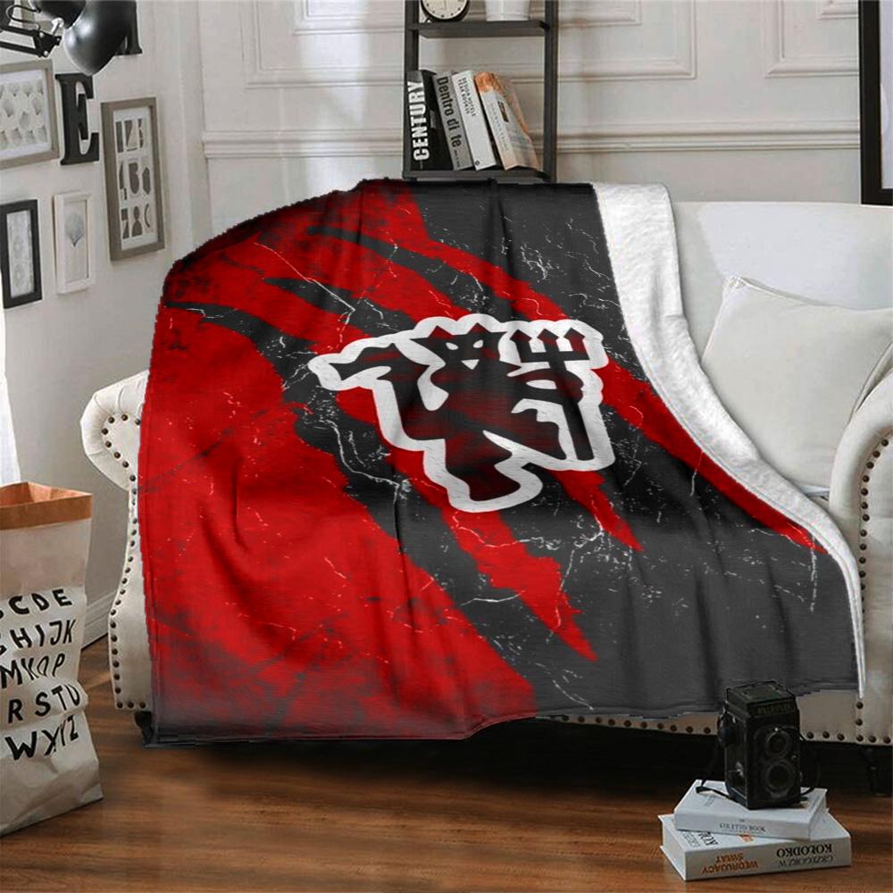 Manchester Blanket Comfortable Suitable for Office Chair Bed Bedding for All Occasions Playful Design Ideal Gift For Birthday Valentine'S Day