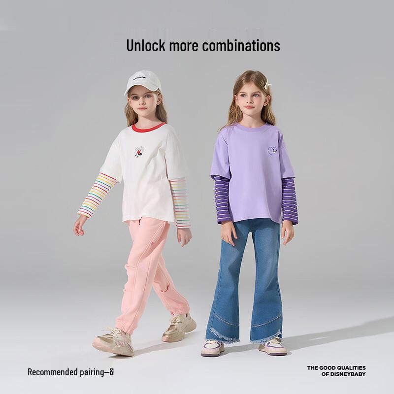 Disney Kids' Faux Two-Piece Long-Sleeve T-Shirt
