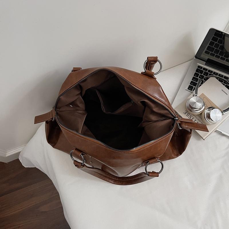 Vintage Large Capacity Rivet Tote Bag Women's Handbag Shoulder Bag