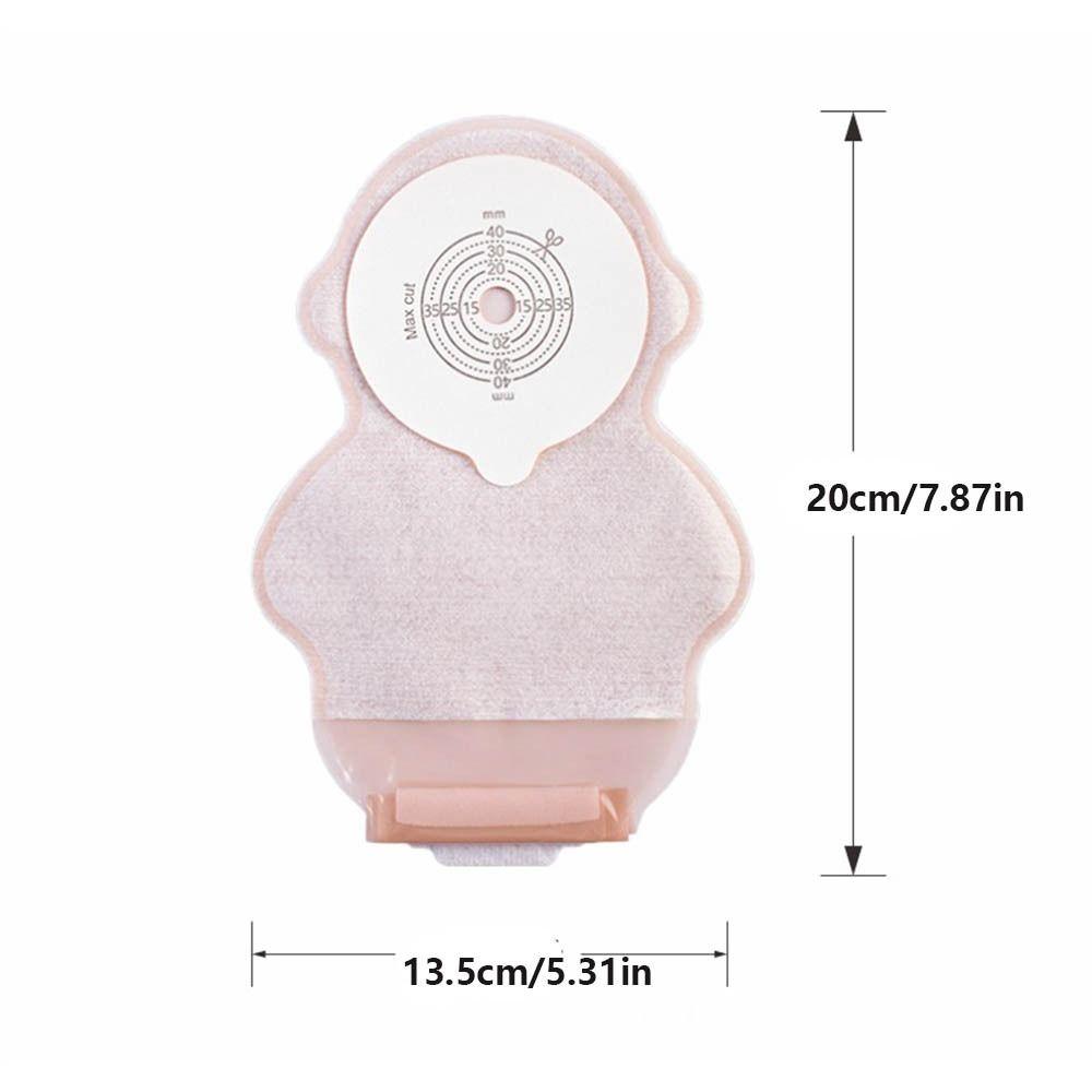 10PCS Drainable Ostomy Bags One-piece Stoma Care Pouch Baby Colostomy Bags Ileostomy Care